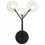 Бра ST-Luce Demele SL376.401.03 цвет плафона/подвески Белый, Прозрачный, цвет арматуры Черный-5