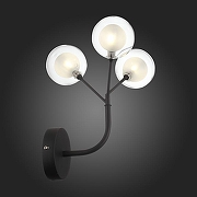 Бра ST-Luce Demele SL376.401.03 цвет плафона/подвески Белый, Прозрачный, цвет арматуры Черный-6
