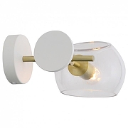 Бра ST-Luce Calmare SL434.201.01 цвет плафона/подвески Прозрачный, цвет арматуры Латунь-1