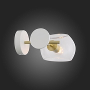 Бра ST-Luce Calmare SL434.201.01 цвет плафона/подвески Прозрачный, цвет арматуры Латунь-4