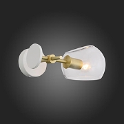 Бра ST-Luce Calmare SL434.201.01 цвет плафона/подвески Прозрачный, цвет арматуры Латунь-6