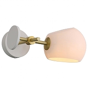 Бра ST-Luce Calmare SL434.501.01 цвет плафона/подвески Белый, цвет арматуры Латунь-1