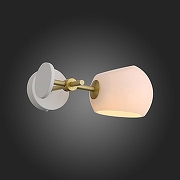 Бра ST-Luce Calmare SL434.501.01 цвет плафона/подвески Белый, цвет арматуры Латунь-3