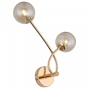 Бра ST-Luce Parllaone SL435.201.02 цвет плафона/подвески Коричневый, цвет арматуры Золото