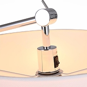 Торшер ST-Luce Marcia SL460.105.01 цвет плафона/подвески Белый, цвет арматуры Хром-6