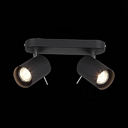 Спот ST-Luce Fanale SL597.401.02 цвет плафона/подвески Черный, цвет арматуры Хром, Черный-2