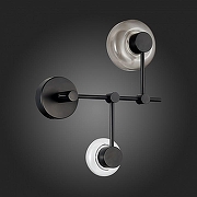 Бра ST-Luce Vallo SL6005.401.02 цвет плафона/подвески Светло-серый, цвет арматуры Черный-2