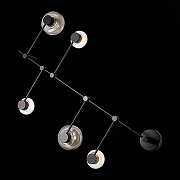 Накладной светильник ST-Luce Vallo SL6005.401.05 цвет плафона/подвески Светло-серый, цвет арматуры Черный-3