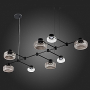 Подвесной светильник ST-Luce Vallo SL6005.403.08 цвет плафона/подвески Светло-серый, цвет арматуры Черный-6