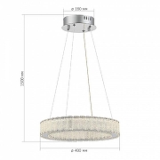 Подвесной светильник ST-Luce Latozzo SL6008.103.01 цвет плафона/подвески Прозрачный, цвет арматуры Хром-4
