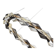 Подвесной светильник ST-Luce D1amanta SL6009.103.01 цвет плафона/подвески Светло-серый, цвет арматуры Золото-3