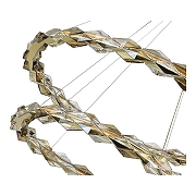 Подвесной светильник ST-Luce D1amanta SL6009.203.02 цвет плафона/подвески Оранжевый, цвет арматуры Хром-3