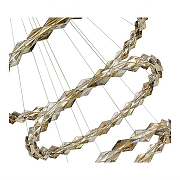 Подвесной светильник ST-Luce D1amanta SL6009.203.03 цвет плафона/подвески Оранжевый, цвет арматуры Хром-3