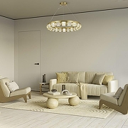 Подвесной светильник ST-Luce Esme SL6011.313.01 цвет плафона/подвески Прозрачный, цвет арматуры Латунь