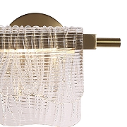 Бра ST-Luce VO1LE SL6021.201.06 цвет плафона/подвески Прозрачный, цвет арматуры Золото-5