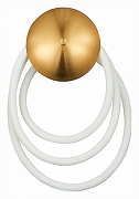 Бра ST-Luce Sagrato SL6102.311.30 цвет плафона/подвески Белый, цвет арматуры Латунь