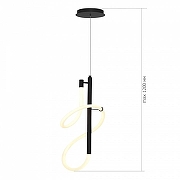 Подвесной светильник ST-Luce Sagrato SL6102.403.16 цвет плафона/подвески Белый, цвет арматуры Черный-4