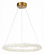 Подвесной светильник ST-Luce Lucchero SL6105.203.01 цвет плафона/подвески Прозрачный, цвет арматуры Золото-2