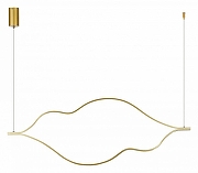 Подвесной светильник ST-Luce Cort1le SL6106.203.65 цвет плафона/подвески Белый, Золото, цвет арматуры Золото-1