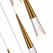 Подвесной светильник ST-Luce Sollen SL6111.203.07 цвет плафона/подвески Прозрачный, цвет арматуры Золото-4