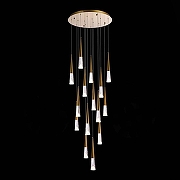 Подвесной светильник ST-Luce Sollen SL6111.203.15 цвет плафона/подвески Прозрачный, цвет арматуры Золото-3