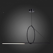 Подвесной светильник ST-Luce Gaia SL6113.403.01 цвет плафона/подвески Черный, цвет арматуры Черный-4