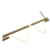 Подвесной светильник ST-Luce Marlow SL6118.303.03 цвет плафона/подвески Белый, Латунь, цвет арматуры Латунь-3