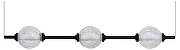 Подвесной светильник ST-Luce Peek SL6120.403.03 цвет плафона/подвески Прозрачный, цвет арматуры Черный