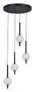 Подвесной светильник ST-Luce Peek SL6120.403.04 цвет плафона/подвески Прозрачный, цвет арматуры Черный