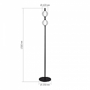 Торшер ST-Luce Peek SL6120.405.01 цвет плафона/подвески Прозрачный, цвет арматуры Черный-2
