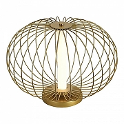 Настольная лампа ST-Luce Sl1ce SL6124.204.01 цвет плафона/подвески Белый, Золото, цвет арматуры Золото-1