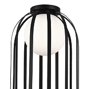 Накладной светильник ST-Luce Nord1c SL6129.402.01 цвет плафона/подвески Белый, Черный, цвет арматуры Черный-3