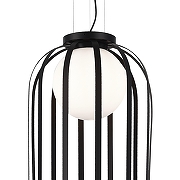 Подвесной светильник ST-Luce Nord1c SL6129.403.01 цвет плафона/подвески Белый, Черный, цвет арматуры Черный-3