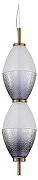 Подвесной светильник ST-Luce 1ce SL6130.403.15 цвет плафона/подвески Белый, Серый, цвет арматуры Черный