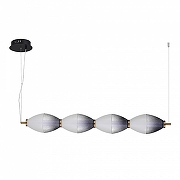 Подвесной светильник ST-Luce 1ce SL6130.403.24 цвет плафона/подвески Белый, Серый, цвет арматуры Черный-1