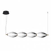 Подвесной светильник ST-Luce 1ce SL6130.403.24 цвет плафона/подвески Белый, Серый, цвет арматуры Черный-2
