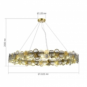 Подвесной светильник ST-Luce Swatch SL6133.313.16 цвет плафона/подвески Светло-серый, Латунь, цвет арматуры Латунь-4