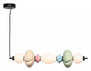 Подвесной светильник ST-Luce FLORENT1N1 SL6134.443.01 цвет плафона/подвески Красный, Синий, Зеленый, цвет арматуры Черный-1