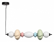 Подвесной светильник ST-Luce FLORENT1N1 SL6134.443.01 цвет плафона/подвески Красный, Синий, Зеленый, цвет арматуры Черный-2