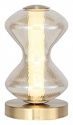 Настольная лампа ST-Luce SPINE SL6136.204.01 цвет плафона/подвески Коньячный, цвет арматуры Золото-1