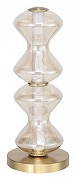 Настольная лампа ST-Luce SPINE SL6136.214.01 цвет плафона/подвески Коньячный, цвет арматуры Золото