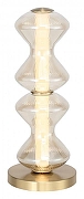 Настольная лампа ST-Luce SPINE SL6136.214.01 цвет плафона/подвески Коньячный, цвет арматуры Золото-1