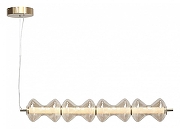 Подвесной светильник ST-Luce SP1NE SL6136.223.01 цвет плафона/подвески Коньячный, цвет арматуры Золото-1