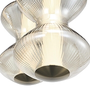 Подвесной светильник ST-Luce SP1NE SL6136.233.01 цвет плафона/подвески Коньячный, цвет арматуры Золото-3