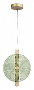 Подвесной светильник ST-Luce WAS1 SL6141.323.01 цвет плафона/подвески Зеленый, цвет арматуры Бронза-1