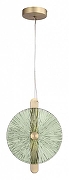 Подвесной светильник ST-Luce WAS1 SL6141.323.01 цвет плафона/подвески Зеленый, цвет арматуры Бронза-2