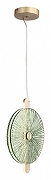 Подвесной светильник ST-Luce WAS1 SL6141.323.01 цвет плафона/подвески Зеленый, цвет арматуры Бронза-3