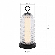 Настольная лампа ST-Luce SAGUARO SL6144.404.01 цвет плафона/подвески Прозрачный, цвет арматуры Черный-3