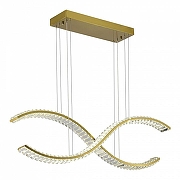 Подвесной светильник ST-Luce Aceno SL6206.303.44 цвет плафона/подвески Прозрачный, цвет арматуры Латунь-1