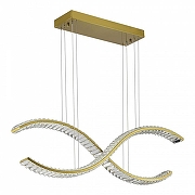 Подвесной светильник ST-Luce Aceno SL6206.303.44 цвет плафона/подвески Прозрачный, цвет арматуры Латунь-2